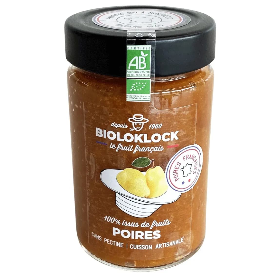 Bioloklock französische Bio Birnenkonfitüre, 230g