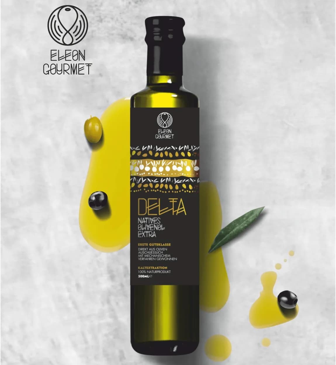 Eleon Gourmet - Delta Premium Olivenöl aus Kreta 50ml
