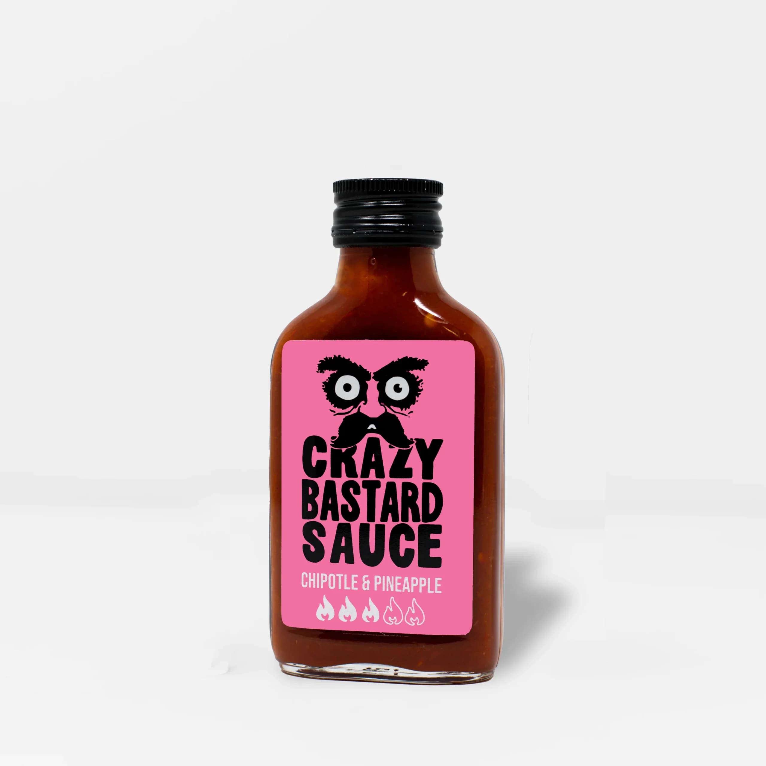 Crazy Bastard Hot Sauce - Chipotle & Pineapple, 100ml
