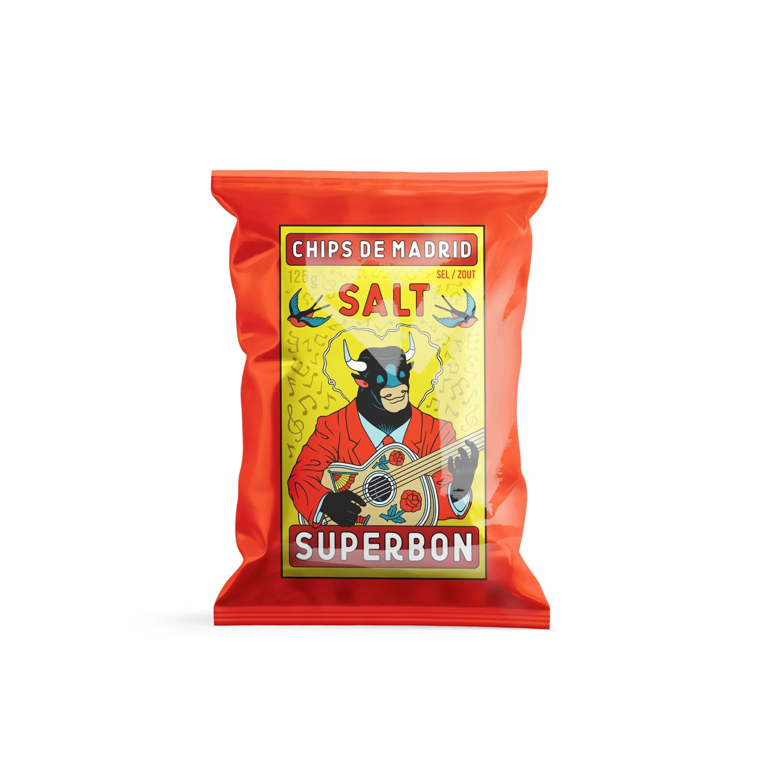 Superbon Chips - Salt, 125g