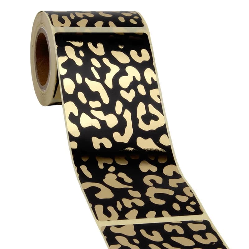 Verschlussaufkleber Leopard | Verpackung verschließen