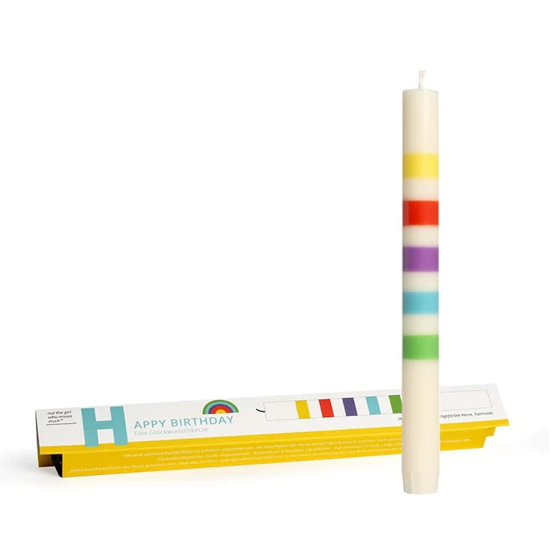 Kerze - Birthday a congratulation candle