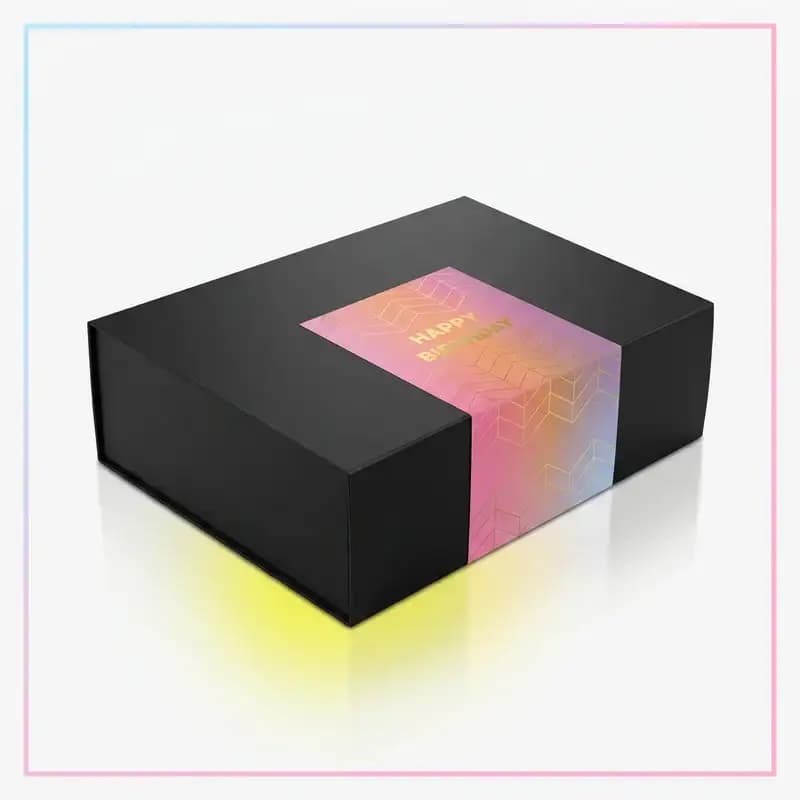 Süße Geschenkbox zum Geburtstag – mit Kerze und Tee