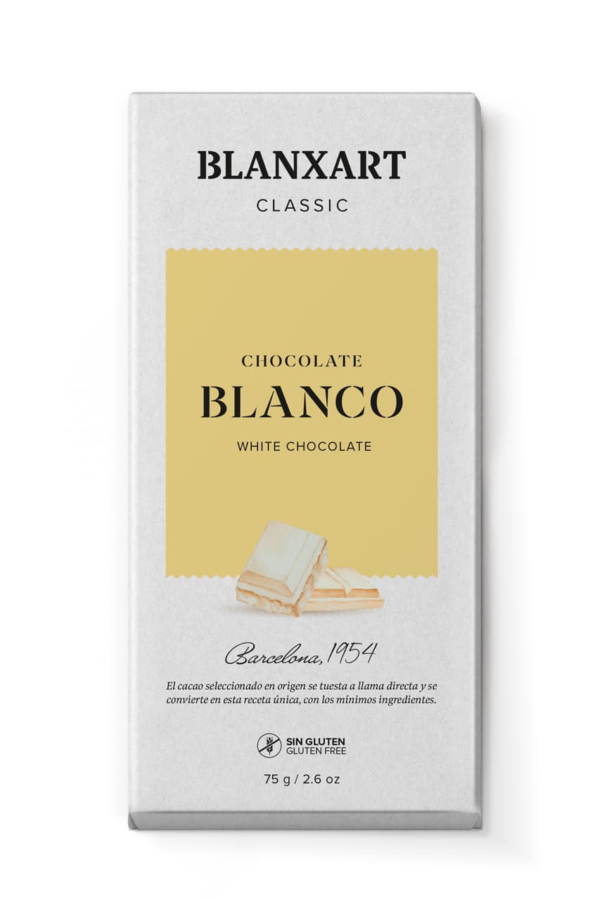 Blanxart - Blanco white Chocolate, 75g
