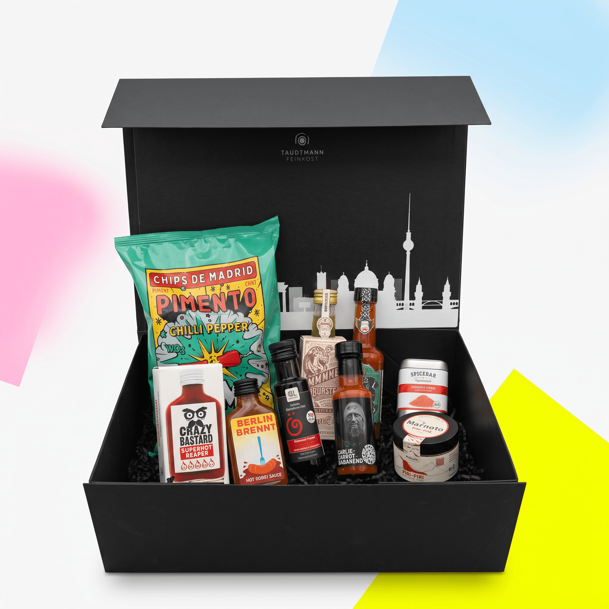 Chili Lover Box – Das scharfe Geschenkset mit Hot Sauces, Chiliöl undChilisalz für echte Schärfe-Fans