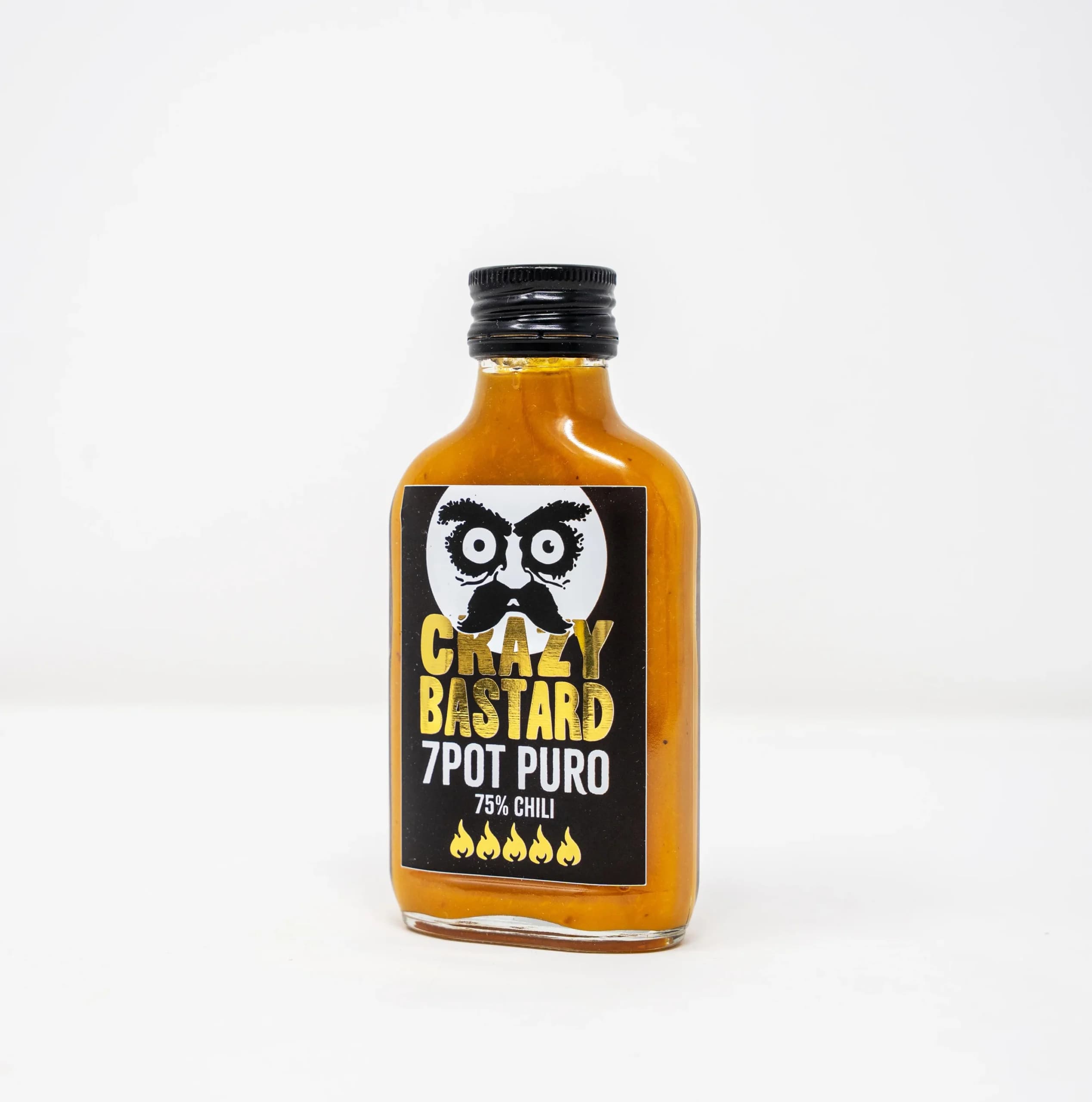 Crazy Bastard Hot Sauce - 7 Pot Puro, 100ml