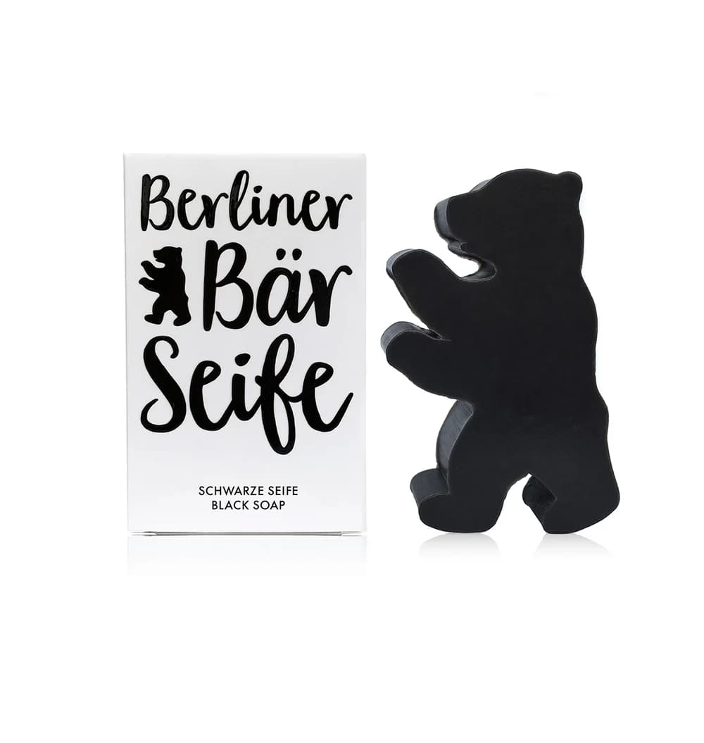 Dearsoap - Berliner Bär Seife, schwarz