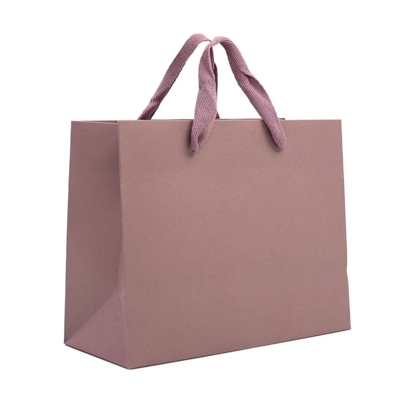 Geschenktaschen Dusty Rose A5 | 200 g, 22x10x18 cm