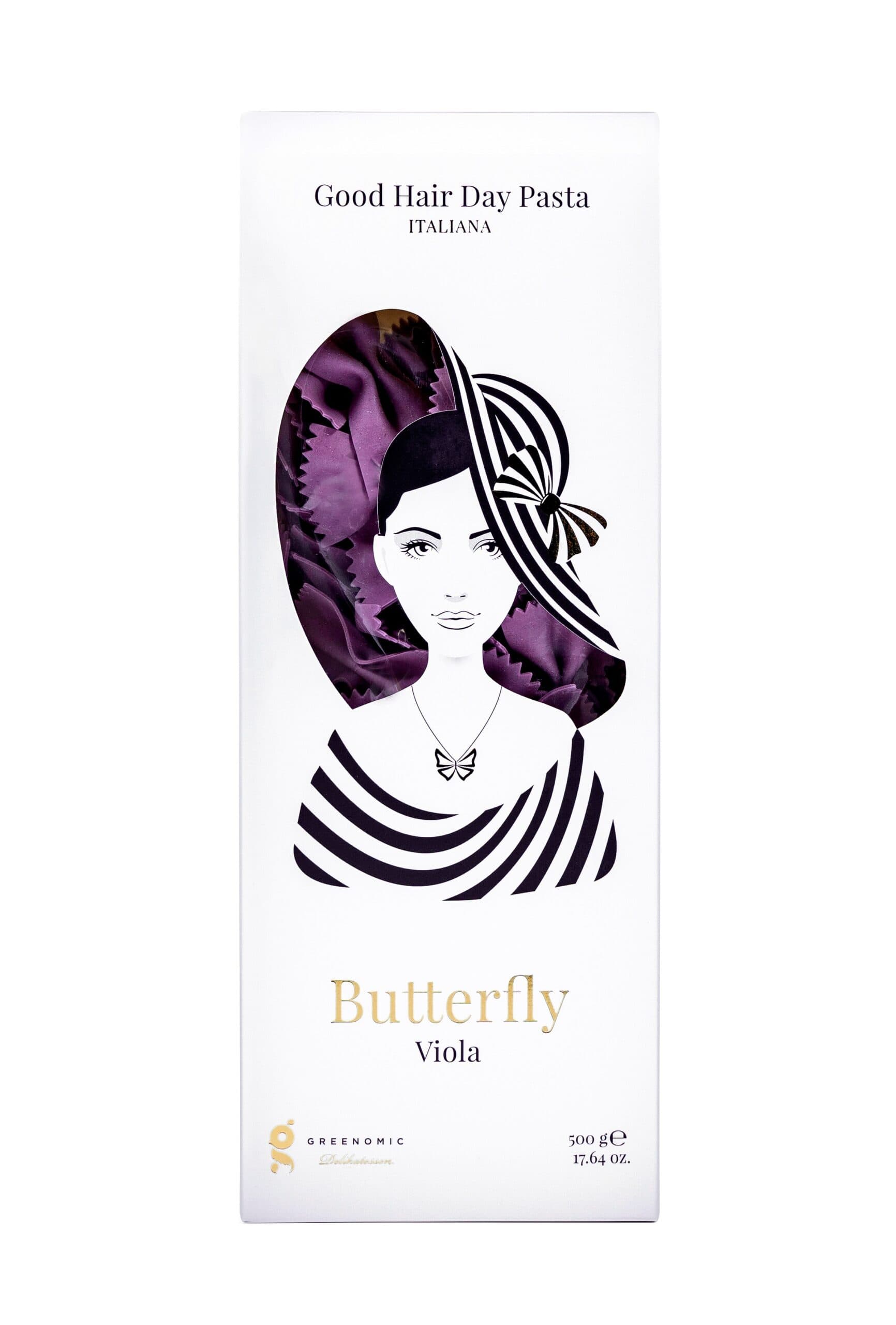 Good Hair Day Pasta Butterfly Viola, 500g
