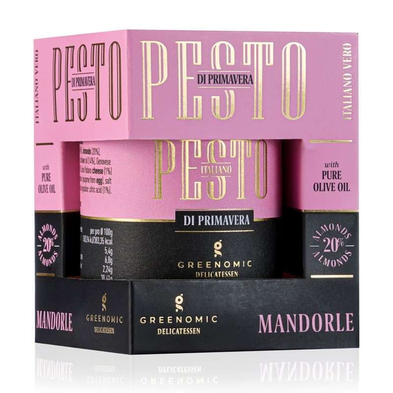 Greenomic - Pesto Primavera Mandorle, 130g