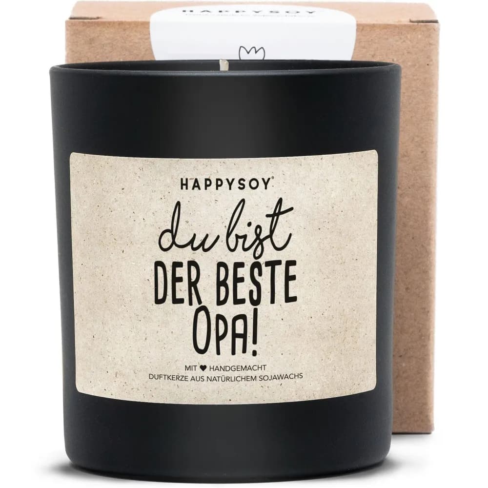 Happysoy Duftkerze - Du bist der beste Opa!