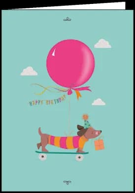 Klappkarte - Nicola Evans - Happy Birthday