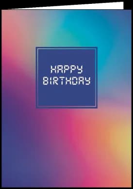 Klappkarte - avextra - Happy Birthday