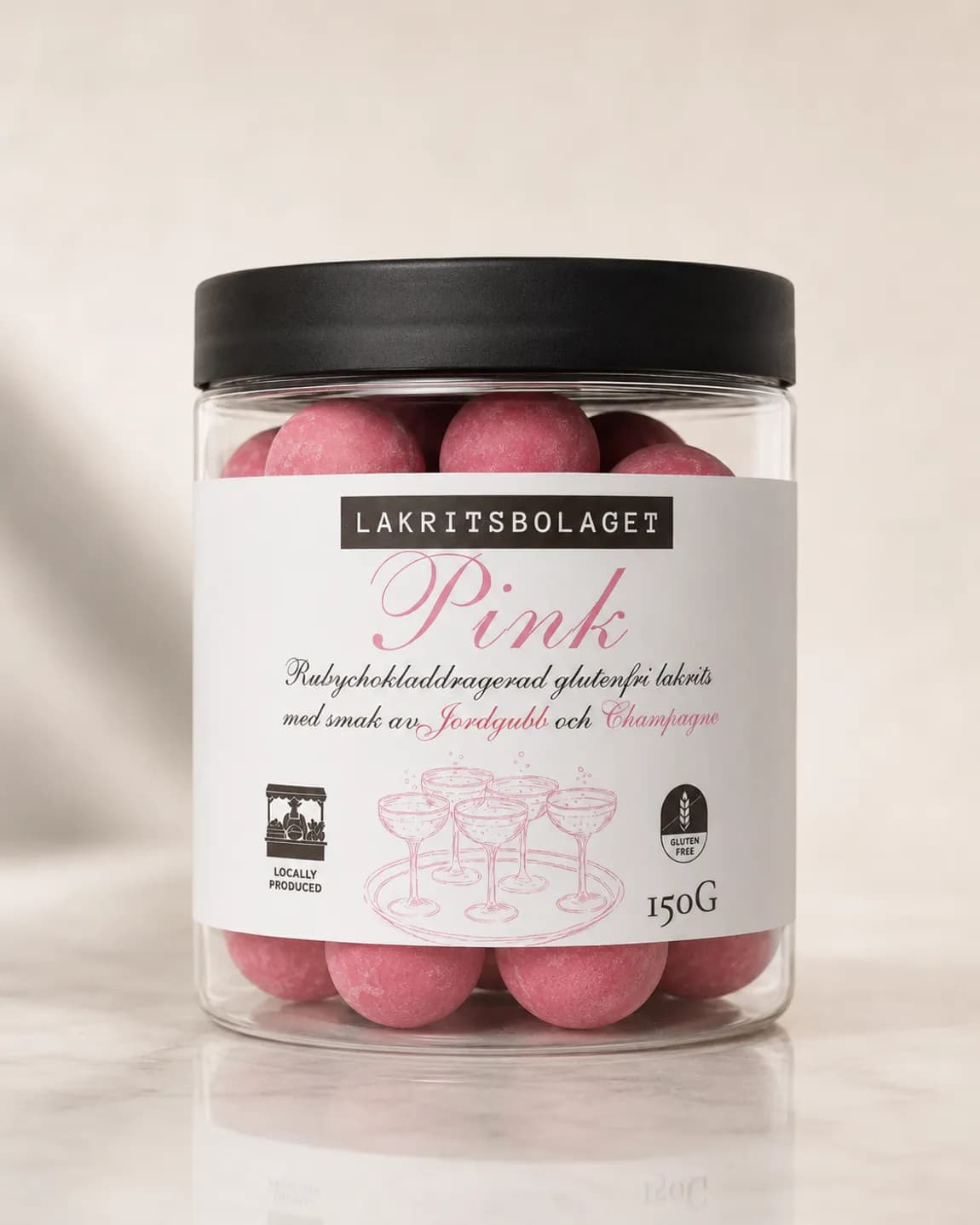 Lakritsbolaget - Pink Champagne, 150g