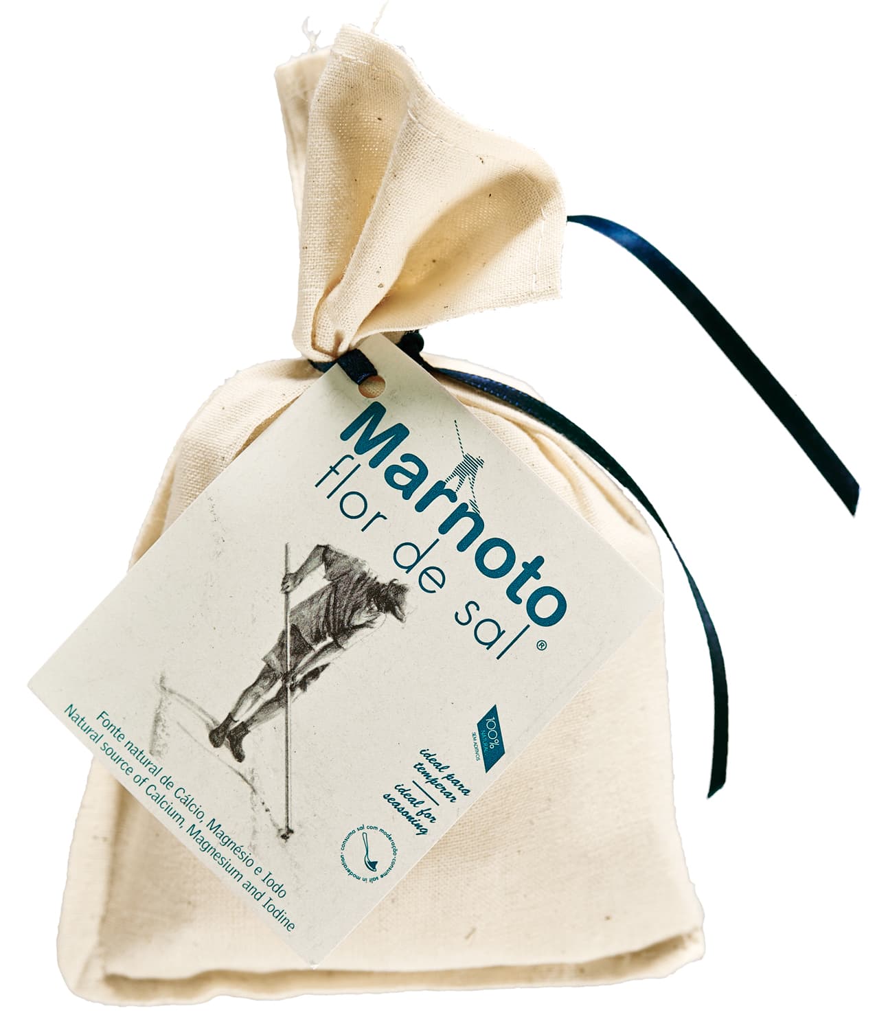 Marnoto Flor de sal | Algodao 125g - Baumwollsäckchen