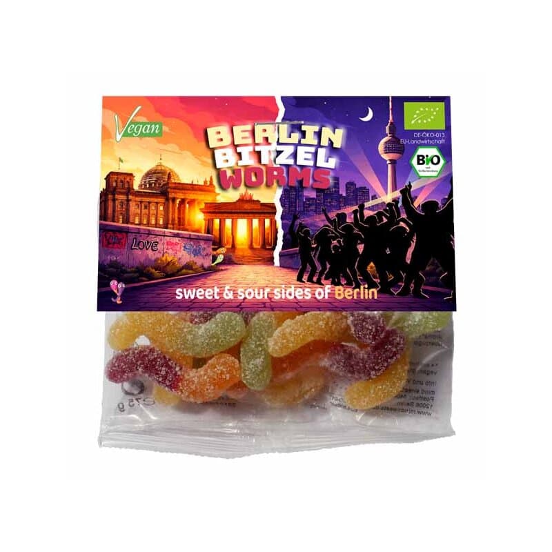 Mind Sweets - Berlin Bitzel Worms, 75g
