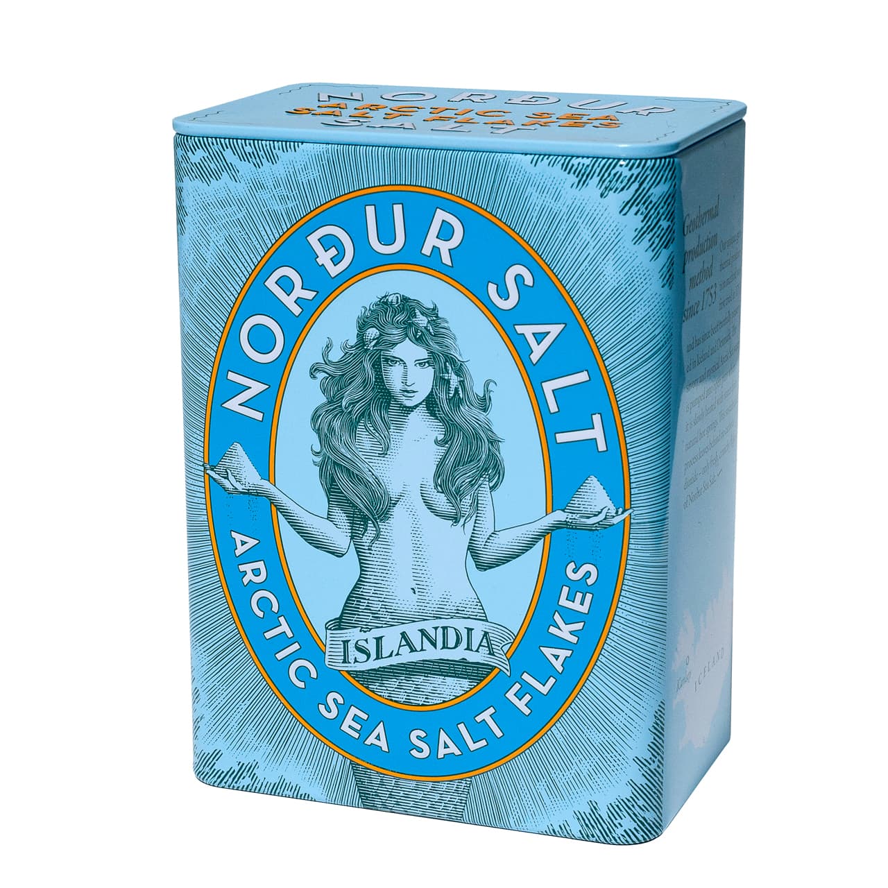 Nordur Artic Sea Salt Flakes, Metallbox 250g
