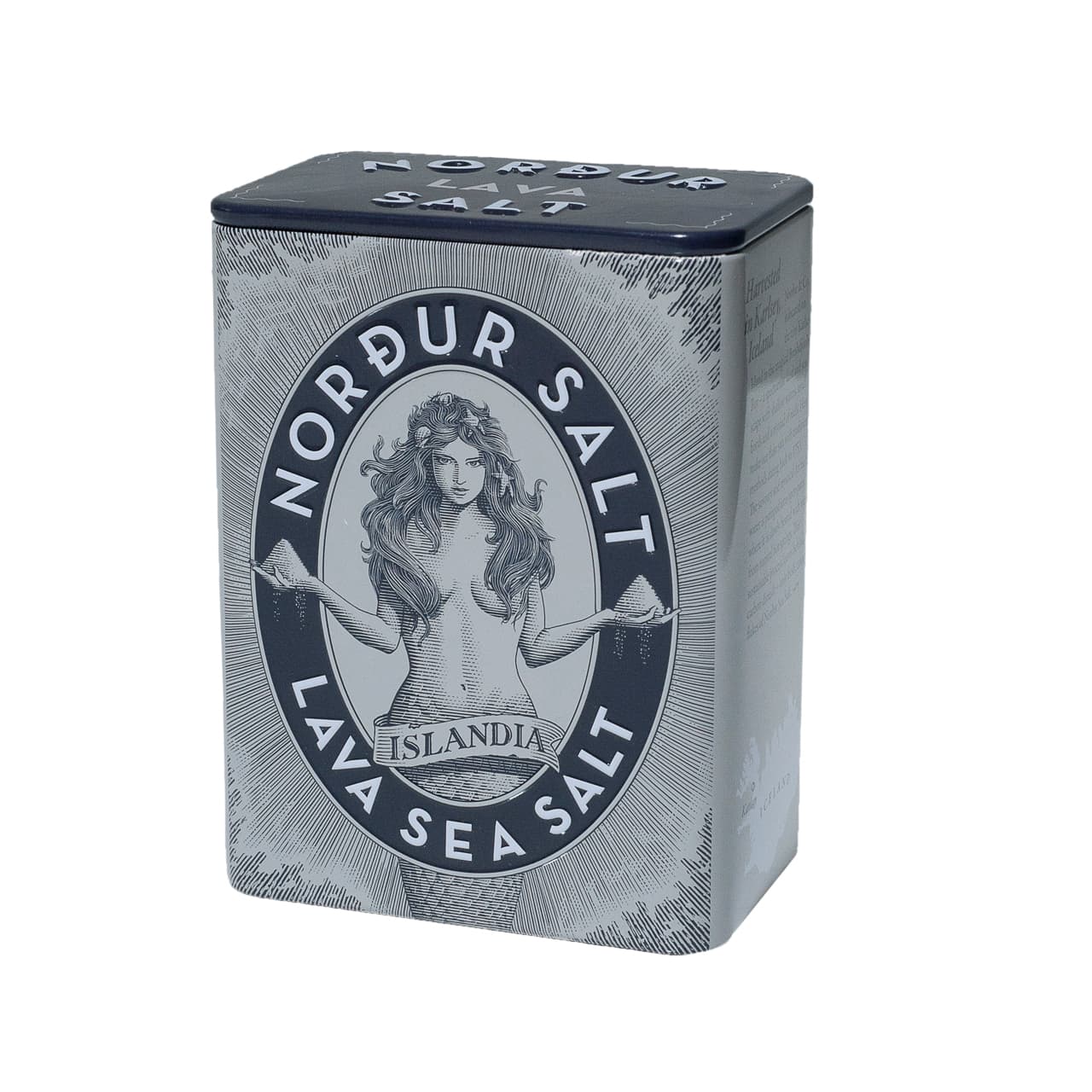 Nordur Salt Lava Sea Salt, Metalldose 100g