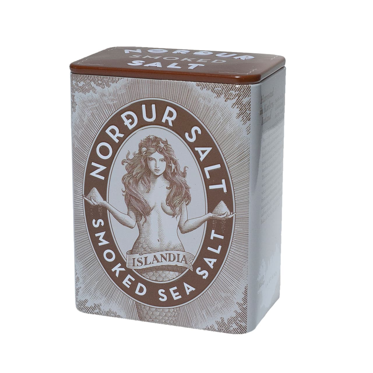 Nordur Salt Smoked Sea Salt, Metalldose 100g