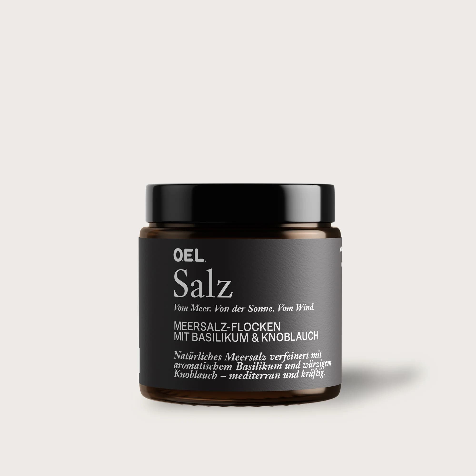 OEL - Meersalz Basilikum & Knoblauch, 60g