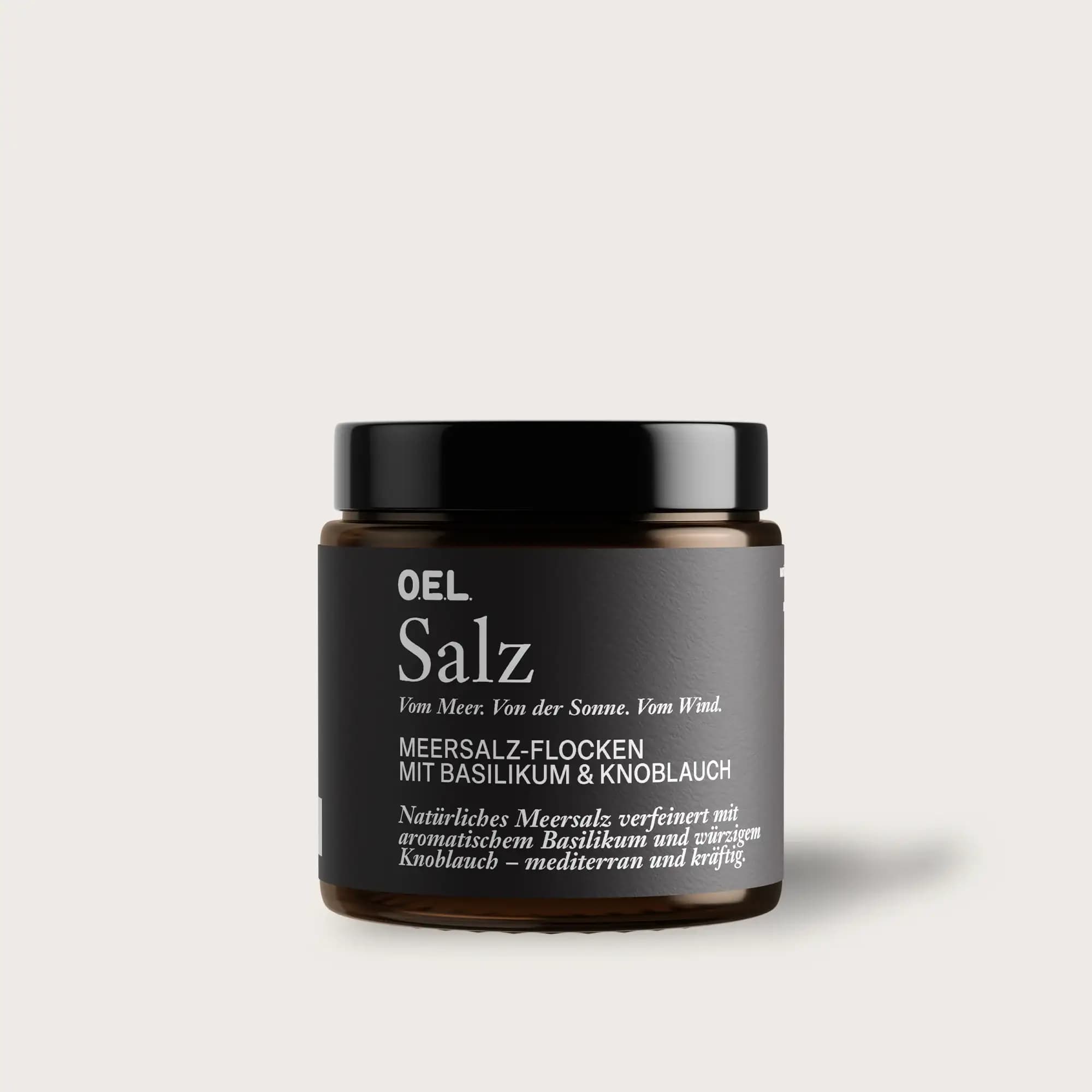OEL - Meersalz Basilikum & Knoblauch, 60g