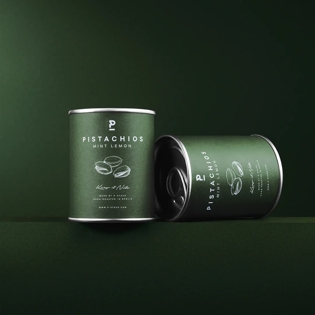 P-Stash Pistazien mit Minze und Zitrone, 50g