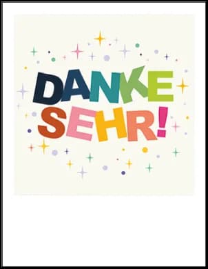 Postkarte - Rajan - Danke sehr!