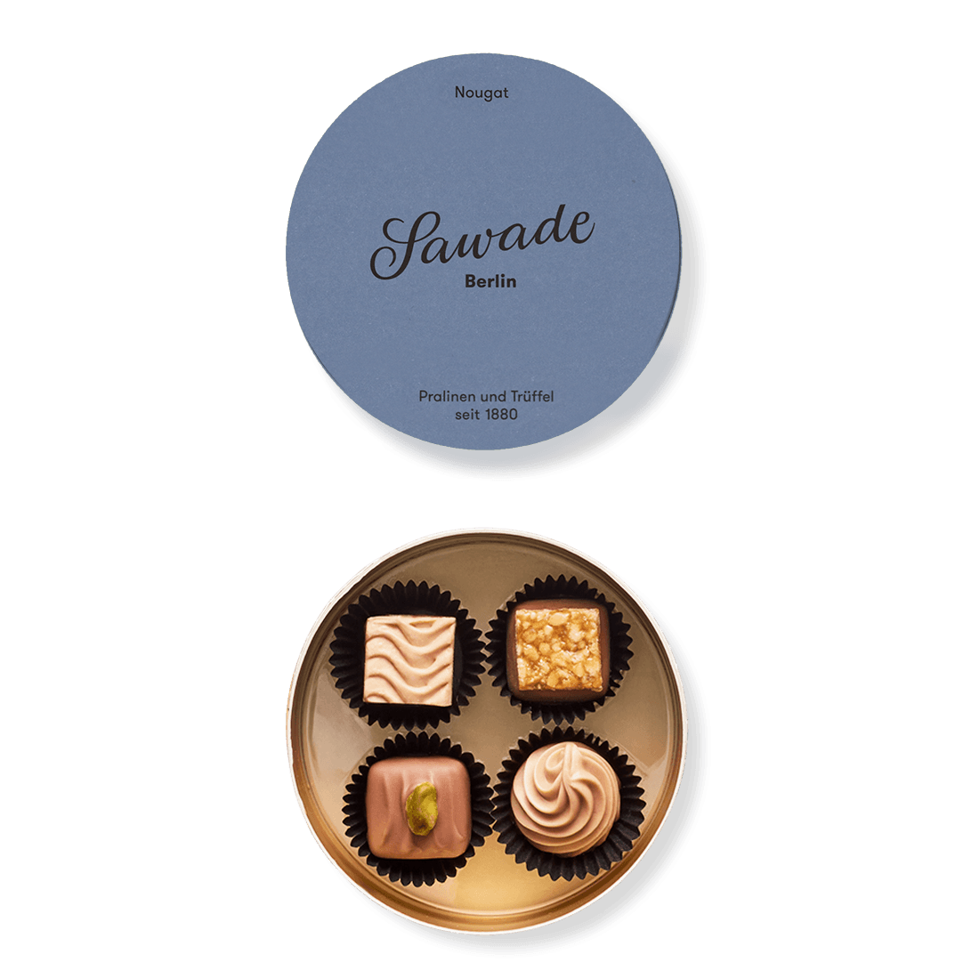 Sawade - Runddose Nougat, 40g