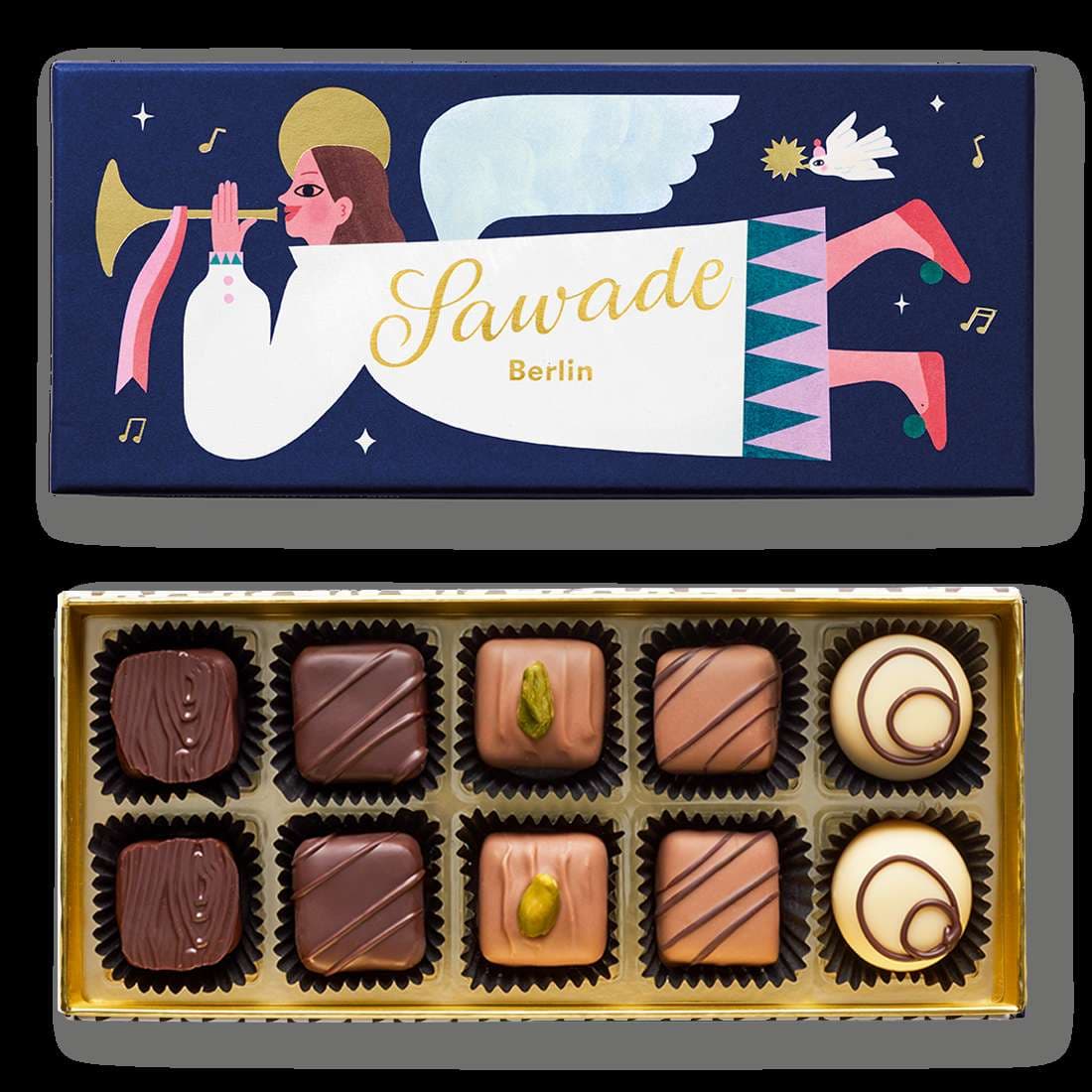 Sawade - Pralinenschachtel Engel, 120g