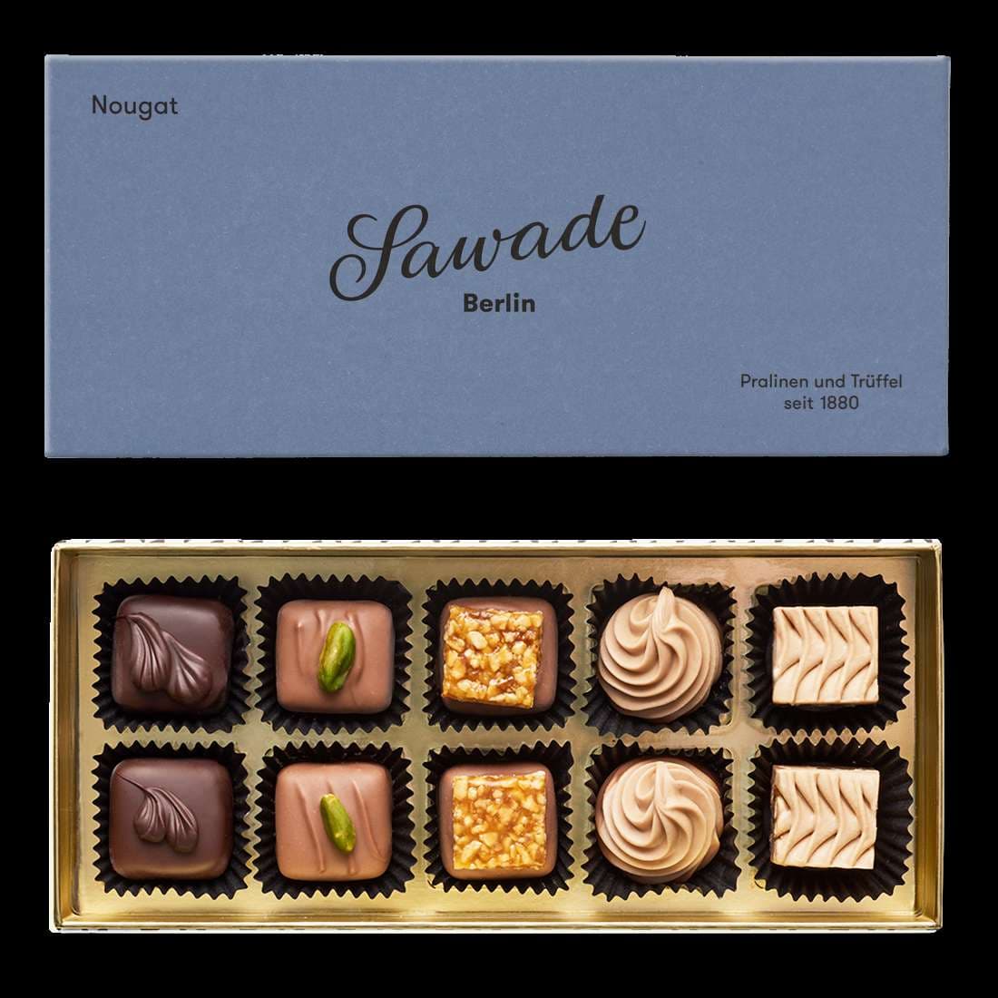 Sawade - Pralinenschachtel Nougat, 105g