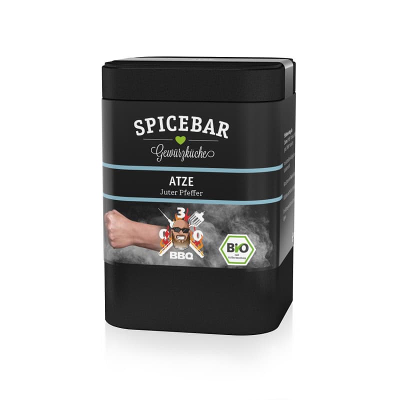 Spicebar 030BBQ-Atze, Bio geschrotet Juter Pfeffer 85g
