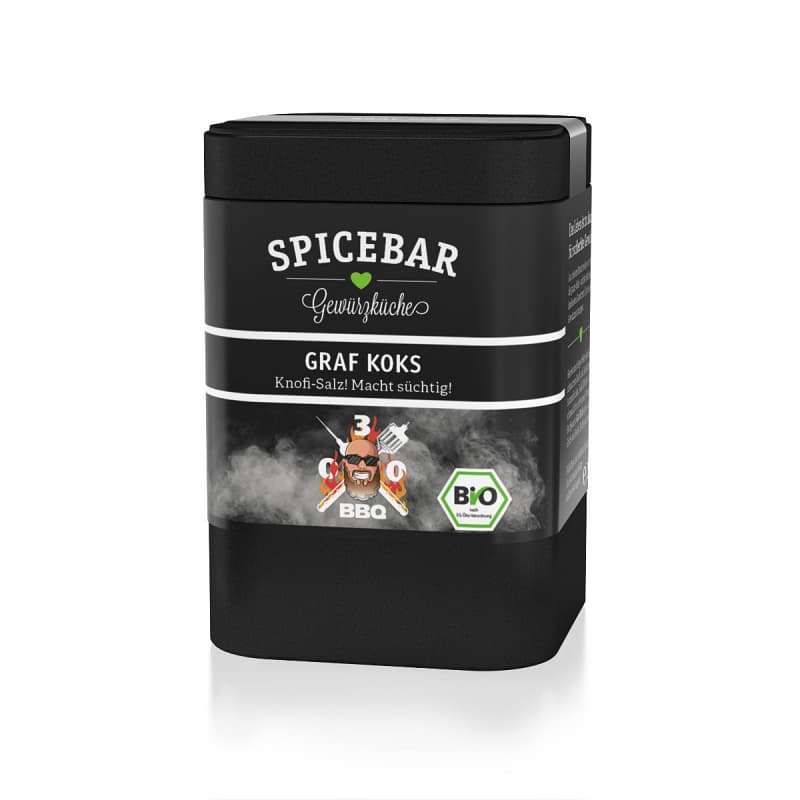 Spicebar 030BBQ Graf Koks, Bio Knoblauchsalz 100g