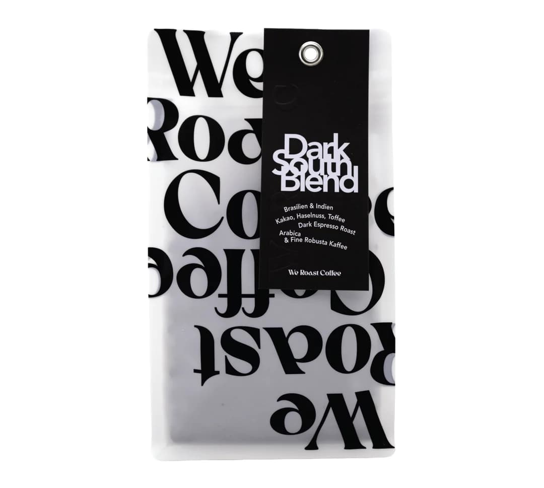 We Roast Coffee - Dark South Blend / Brasilien & Indien, 250g ganze Bohne