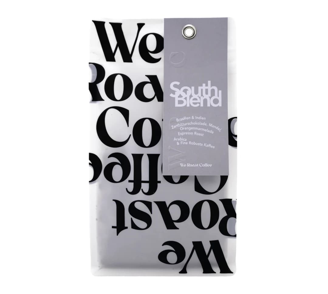 We Roast Coffee - South Blend Espresso / Brasilien und Indien, 250g Gemahlen