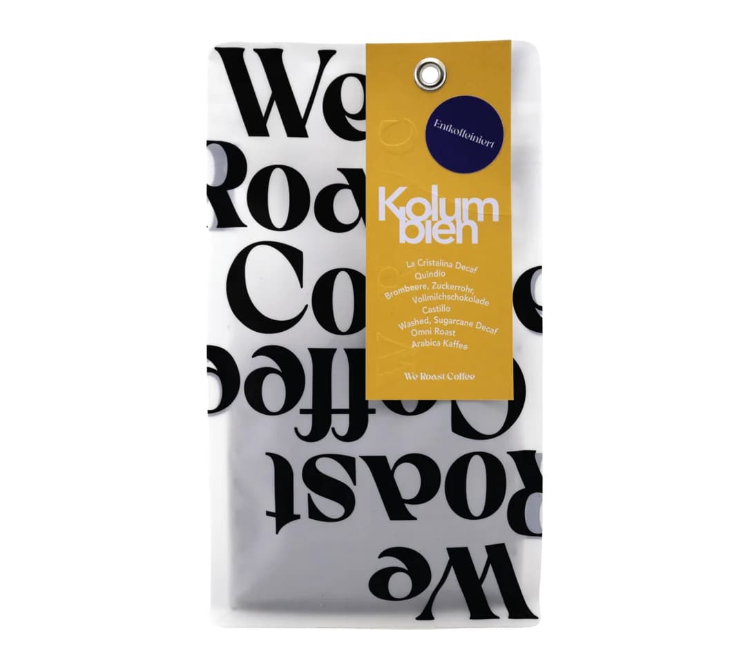 We Roast Coffee - La Cristalina Decaf / Kolumbien, 250g ganze Bohne