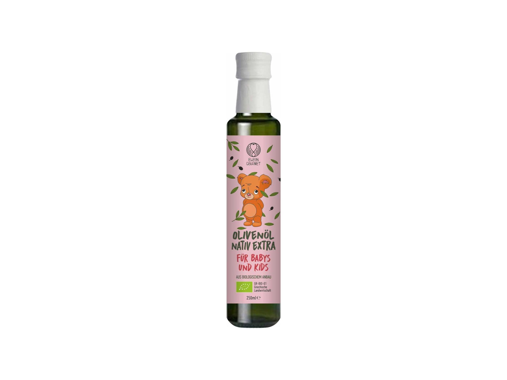 Eleon Gourmet - Bio Olivenöl nativ extra für babys und kids “rosa”, 250ml
