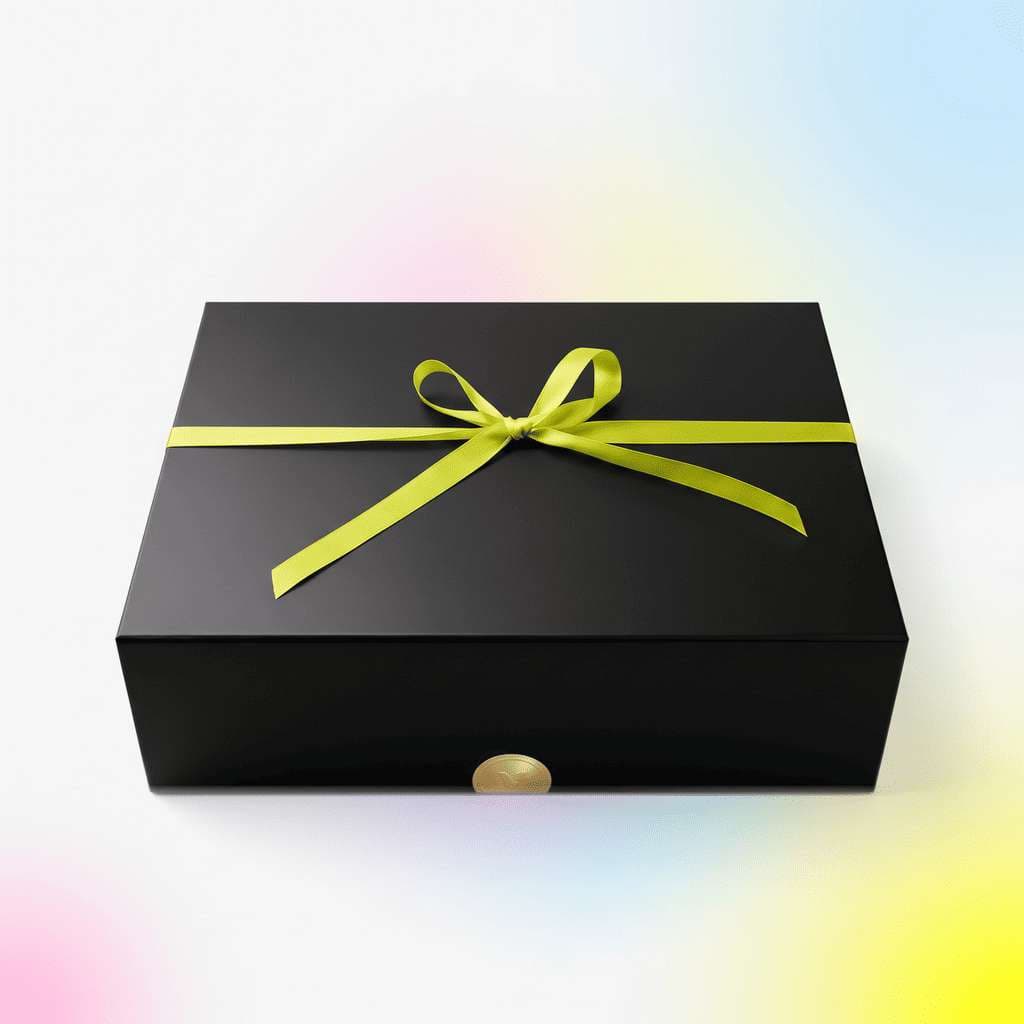 Geschenkbox „Auftanken“ mit Schleife – Gute Besserung