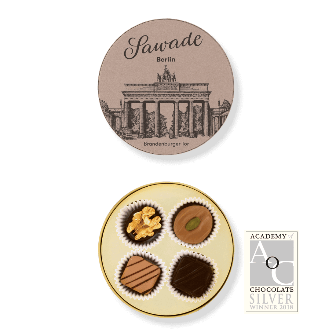 Sawade - Runddose Brandenburger Tor Alkoholfrei, 45g