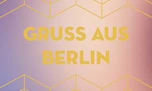 Banderole für Geschenkboxen Gruß aus Berlin