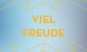 Banderole fĂĽr Geschenkboxen Viel Freude