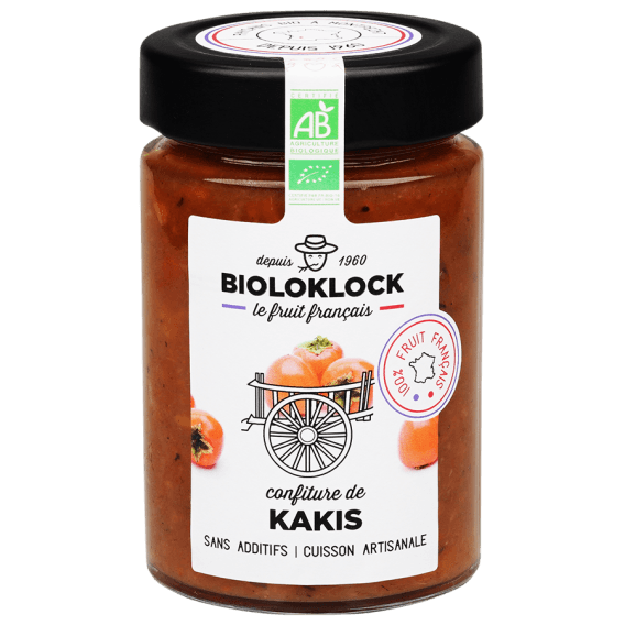 Bioloklock französische Bio Kaki-Konfitüre, 230g