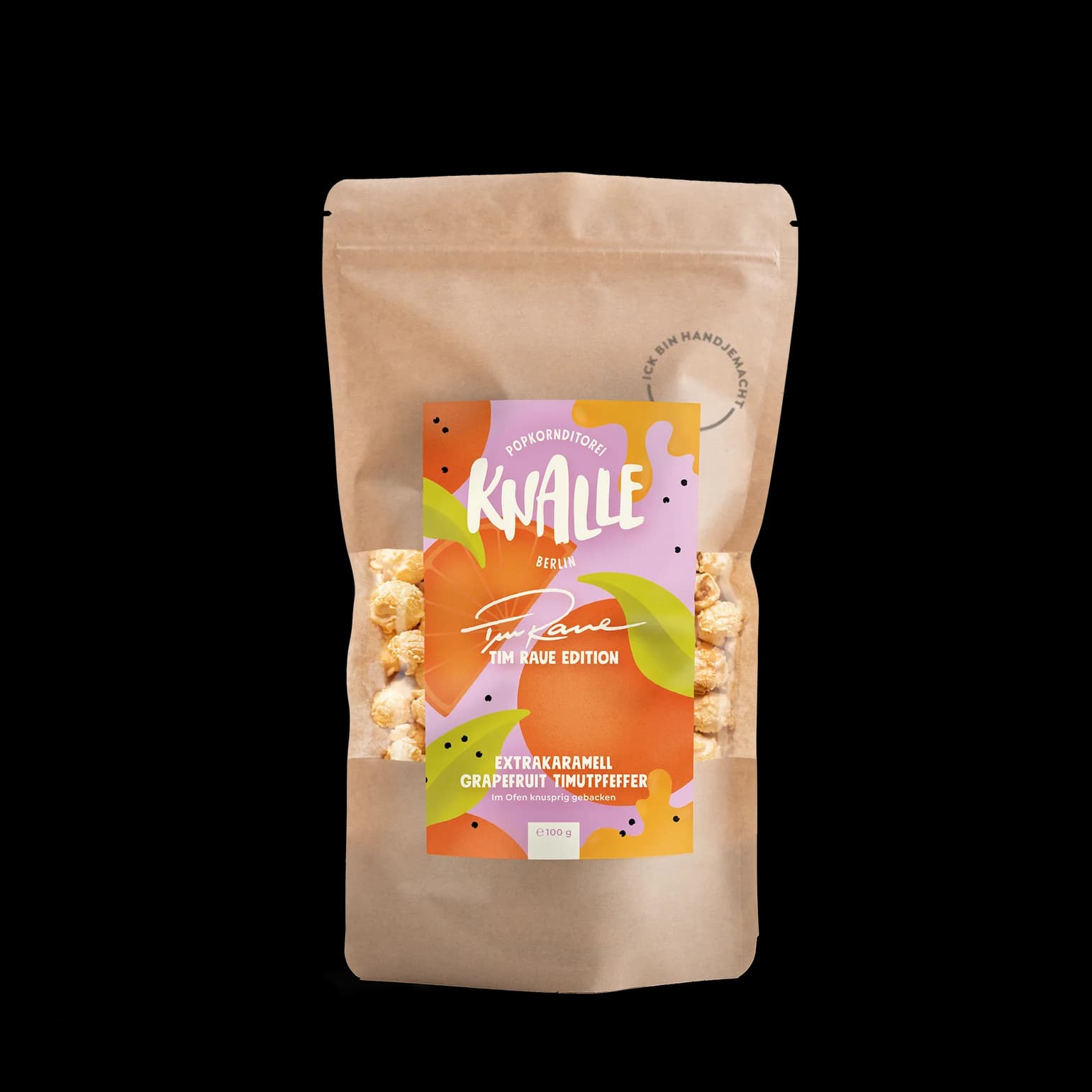 Knalle Popkorn x Tim Raue Grapefruit Timutpfeffer, 100g Tüte