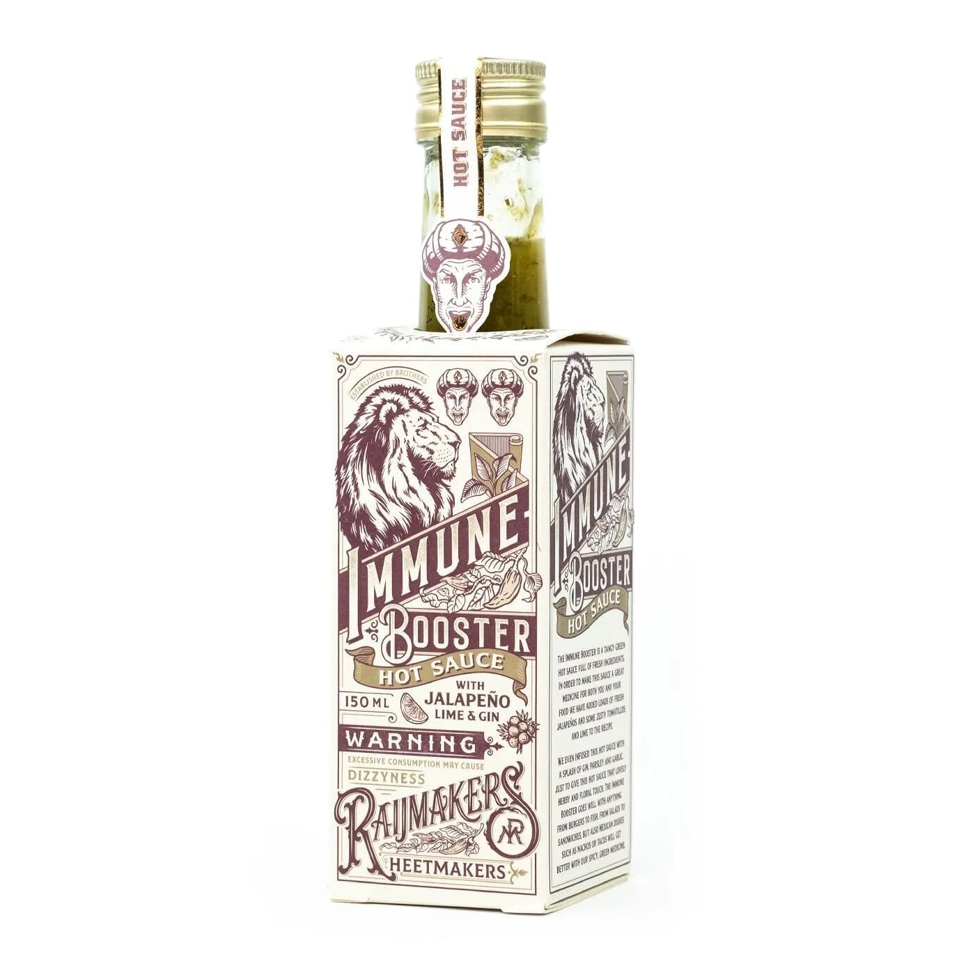 Raijmakers Heetmakers Immune Booster hot sauce, 150ml
