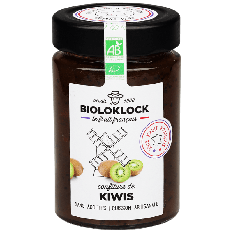Bioloklock französische Bio Kiwikonfitüre, 230g
