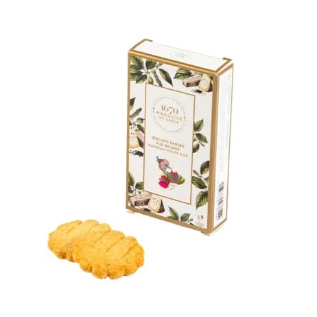 1670 Marquise de Sablé - Biscuits Sablés pur Beurre Comté AOP Sésame, 20g