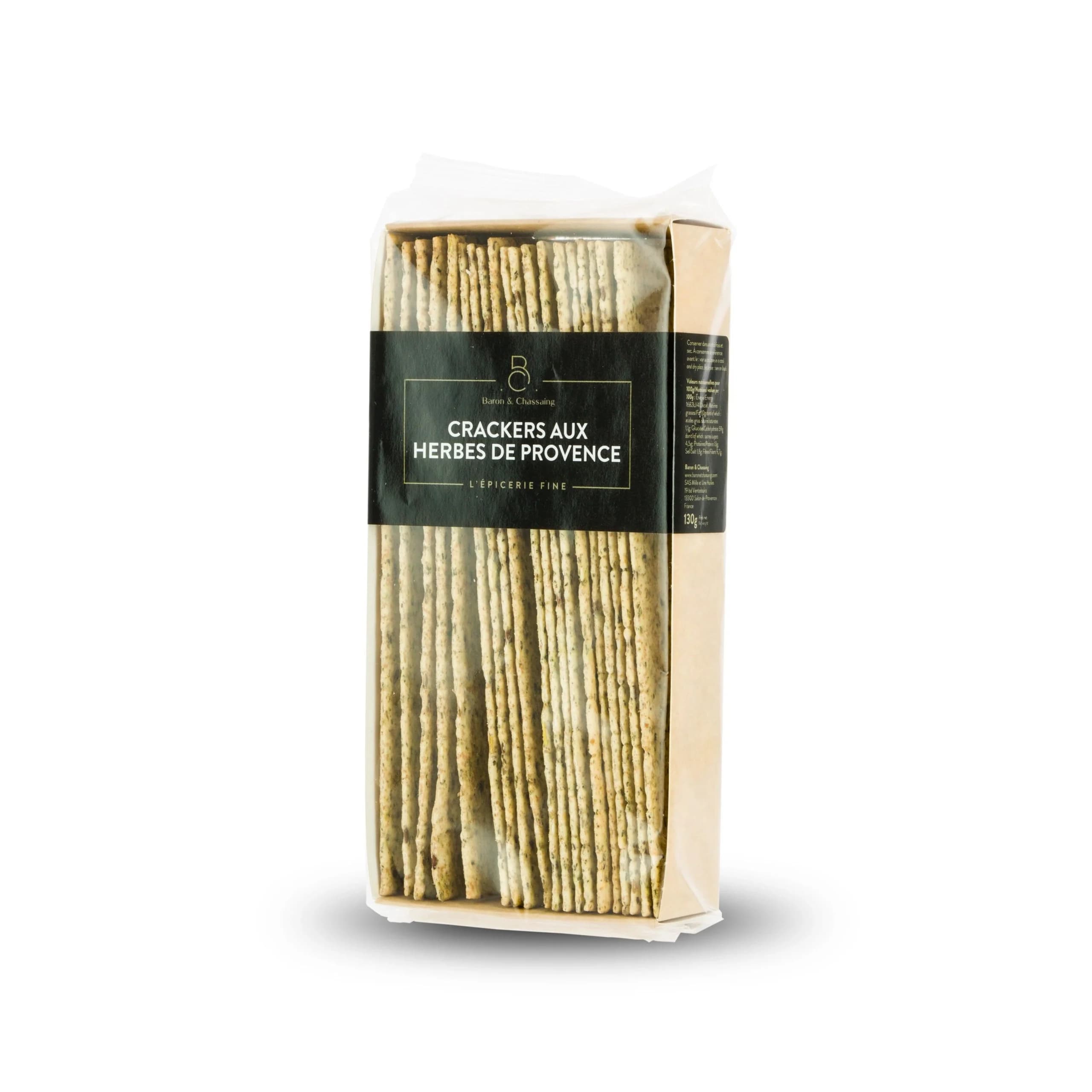 Baron & Chassaing - Crackers aux Herbes de Provence, 130g