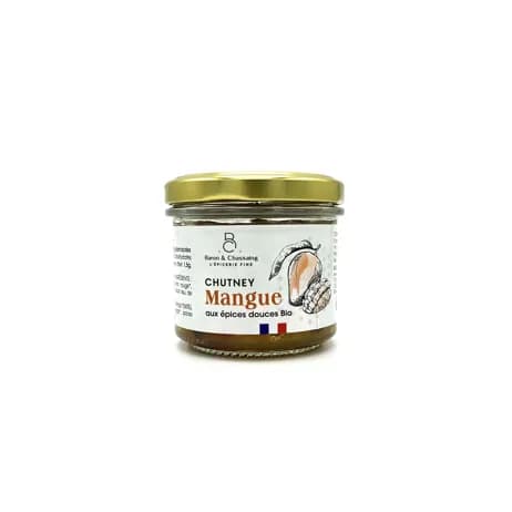 Baron & Chassaing - Chutney de mangue aux épices douces Bio, 100g