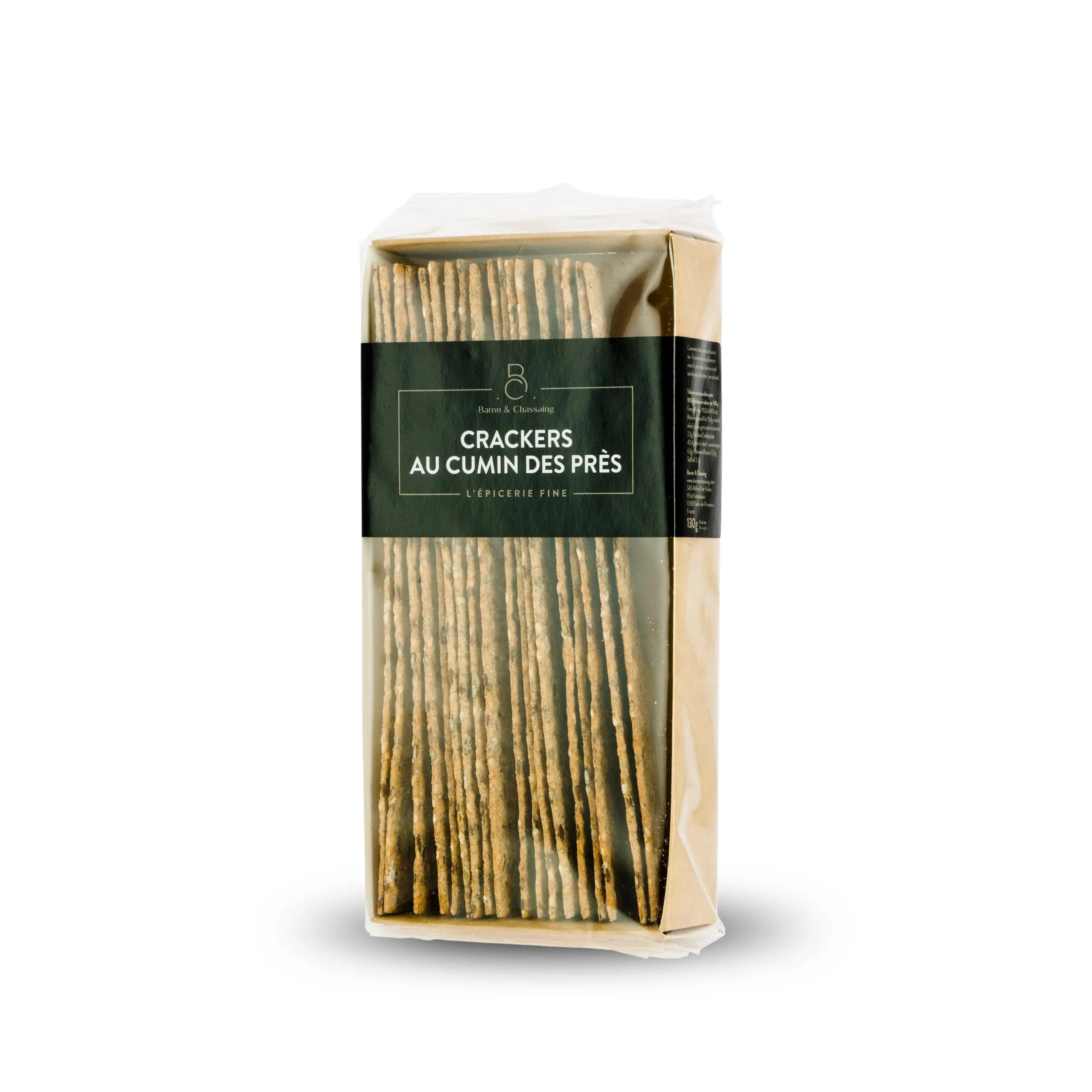 Baron & Chassaing - Crackers au Cumin des Prés, 130g