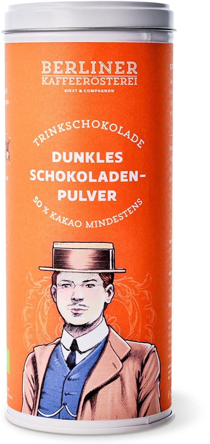 Berliner Kaffeerösterei - Schokoladenpulver 50% Bio, 250g