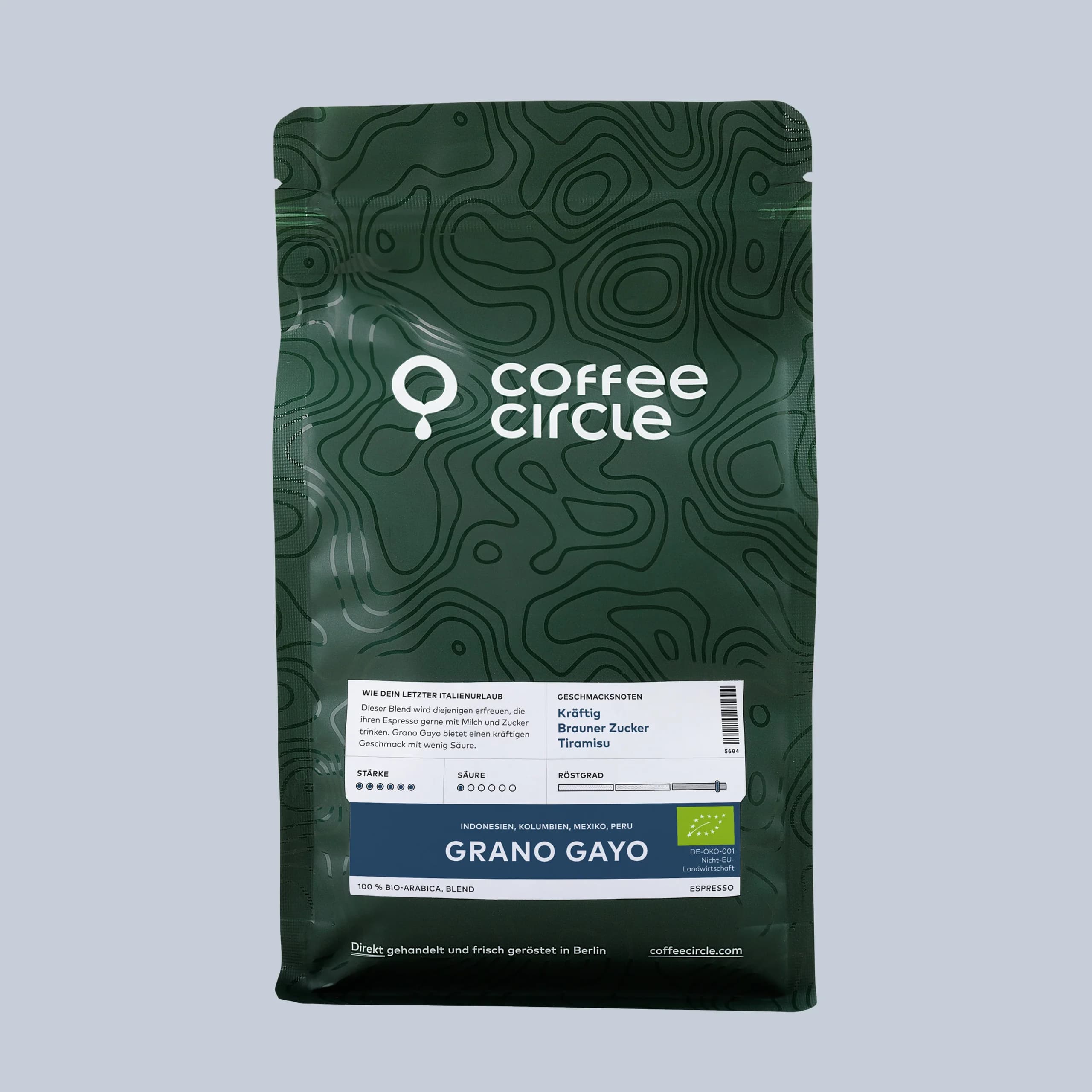 Coffeecircle - Espresso Grano Gayo Bio, 250g ganze Bohne